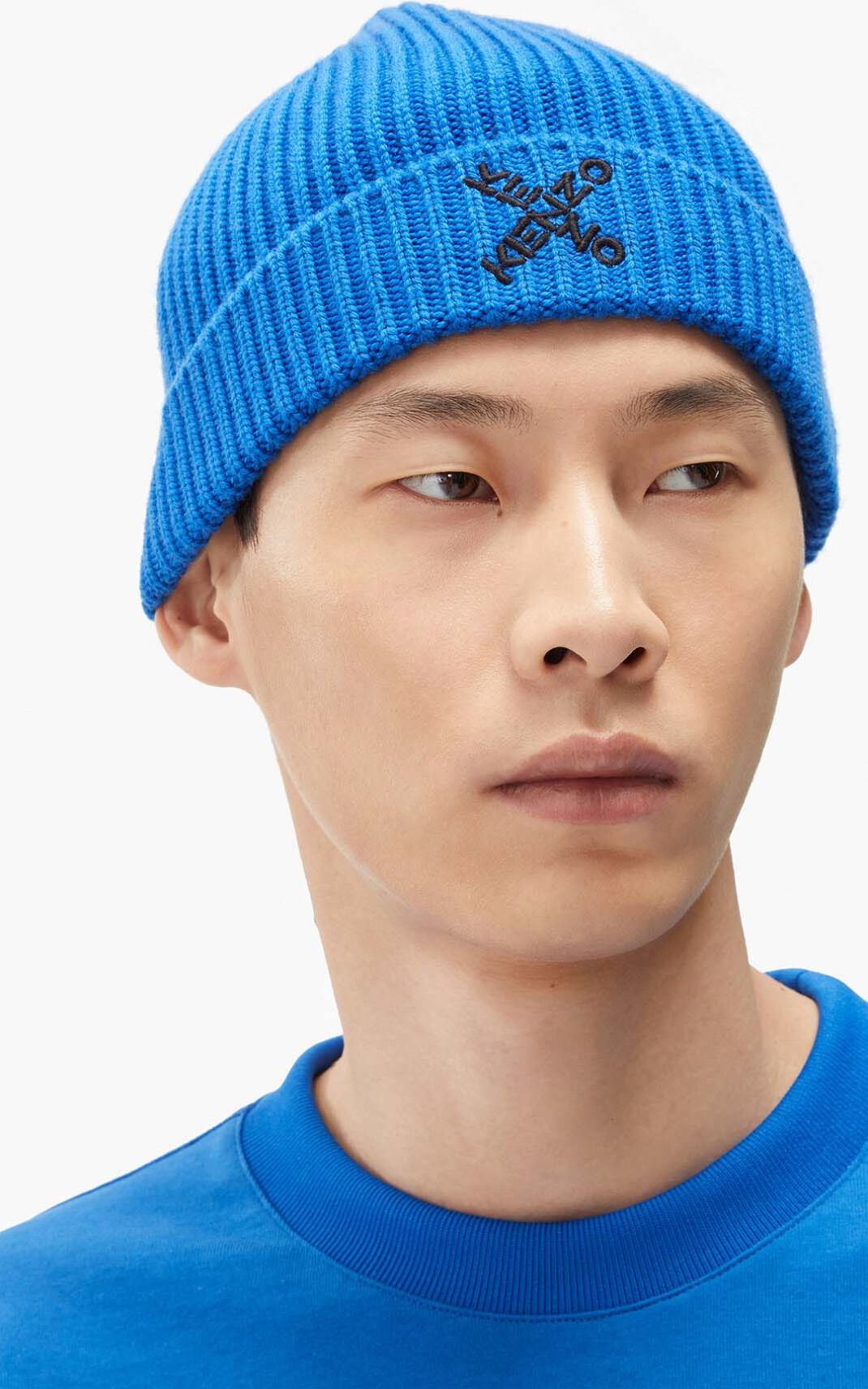 Kenzo Sport beanie ανδρικα μπλε | GR401734